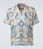 Orlebar Brown Maitan paisley silk shirt