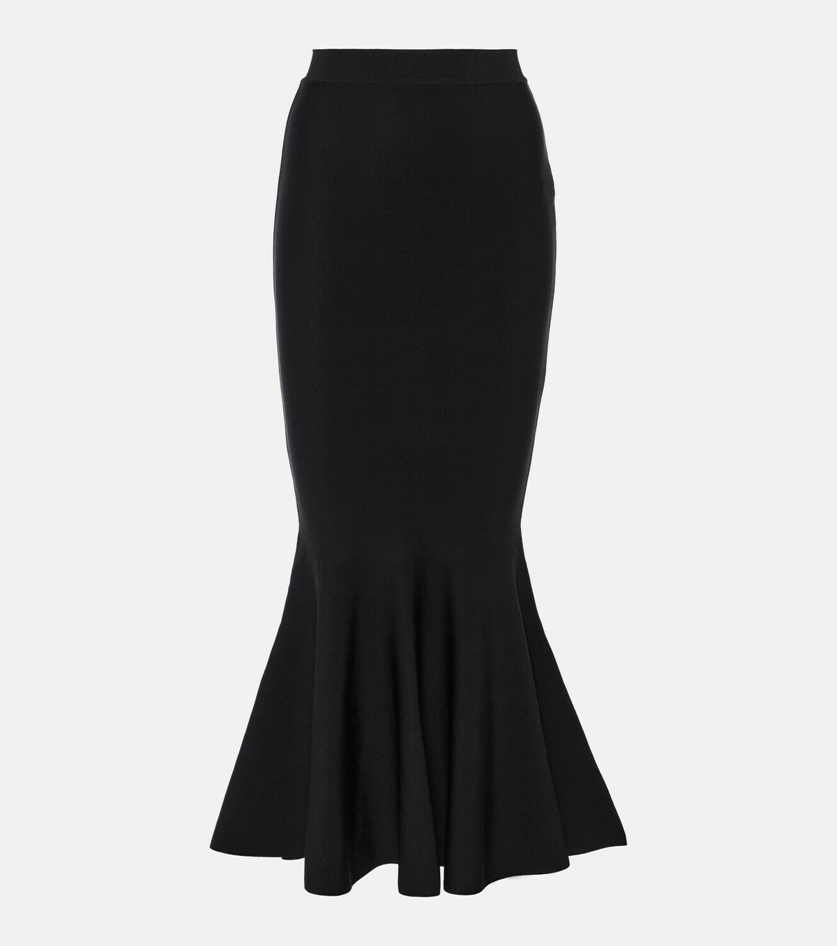 スカート BALMAIN Women Skirts DF0LB015KH66EAB Black Balmain High-rise maxi skirt Balmain