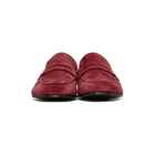 Paul Smith Red Suede Glynn Loafers