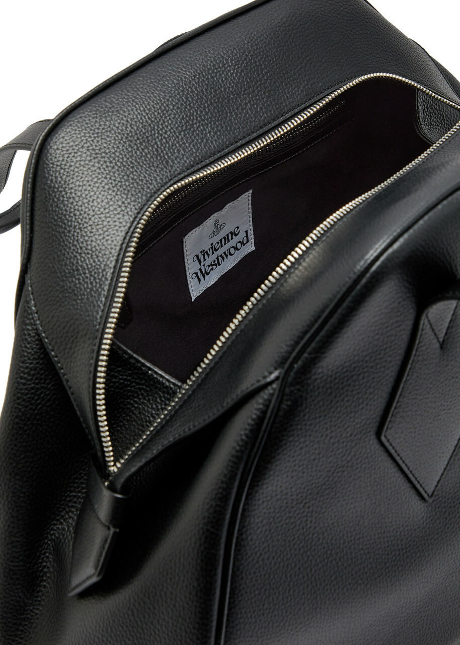 Vivienne Westwood Yasmine Large Grained Leather Tote bag - Black - One Size