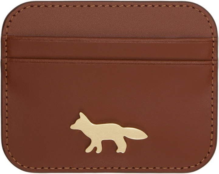 Photo: Maison Kitsuné Brown Edie Card Holder