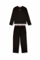 Diesel Pyjamas in cotton jersey - Pajamas Mens in Black