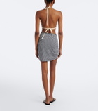 Montce Gingham beach cover-up