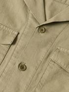 Alex Mill - Convertible-Collar Cotton-Twill Shirt - Green