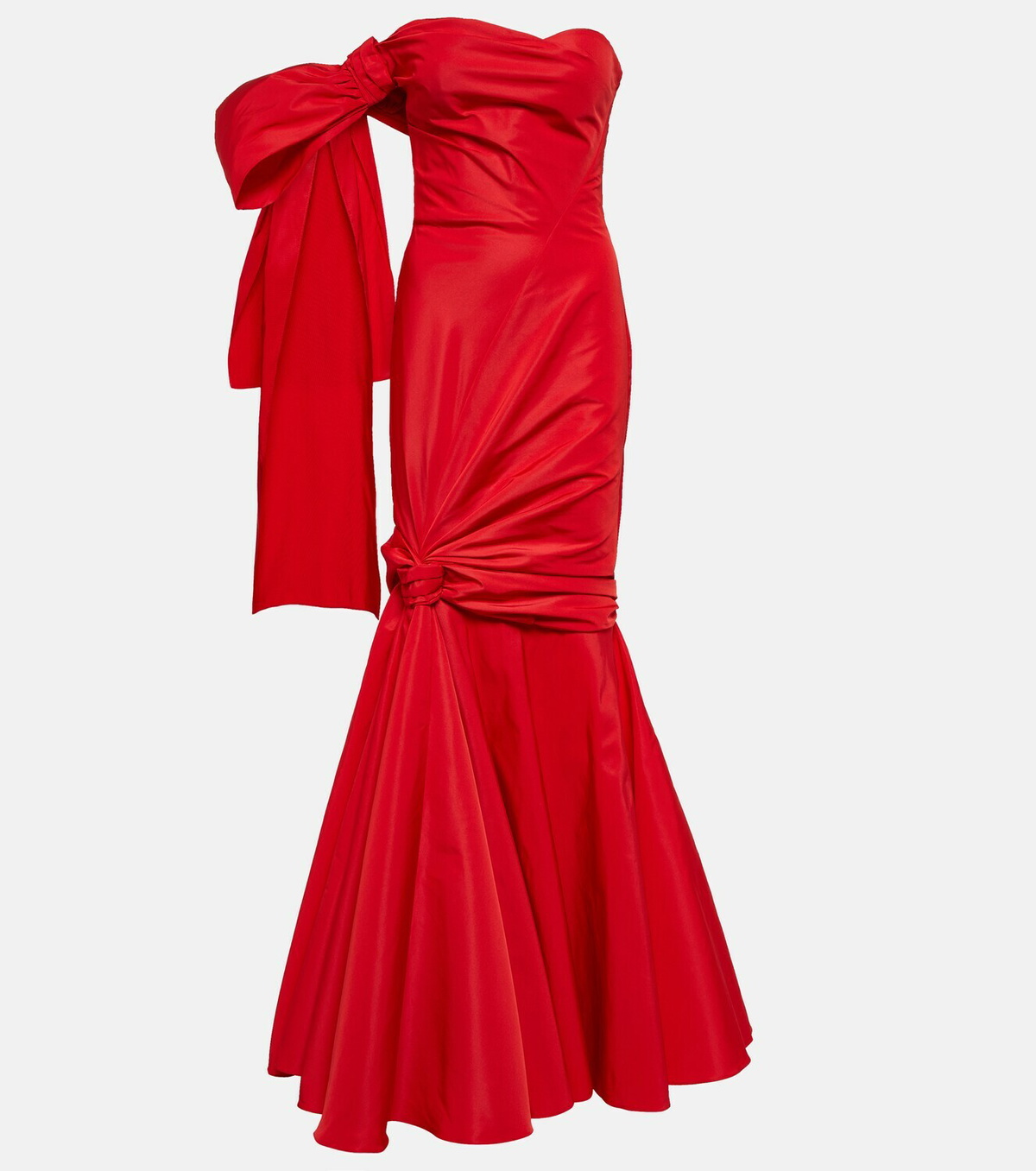 【Alexander McQueen】★bow-detail maxi slip dress Alexander McQueen bow-detail Maxi Slip Dress | Pink