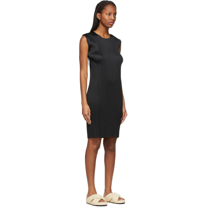 Pleats Please Issey Miyake Black Basics Dress Pleats Please Issey