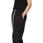 Rick Owens Black Nylon Track Pants