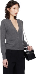 Maison Margiela Gray Virgin Wool Cardigan