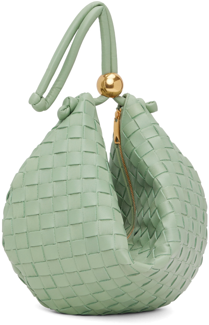 Bottega Veneta Green Medium Turn Pouch Bottega Veneta