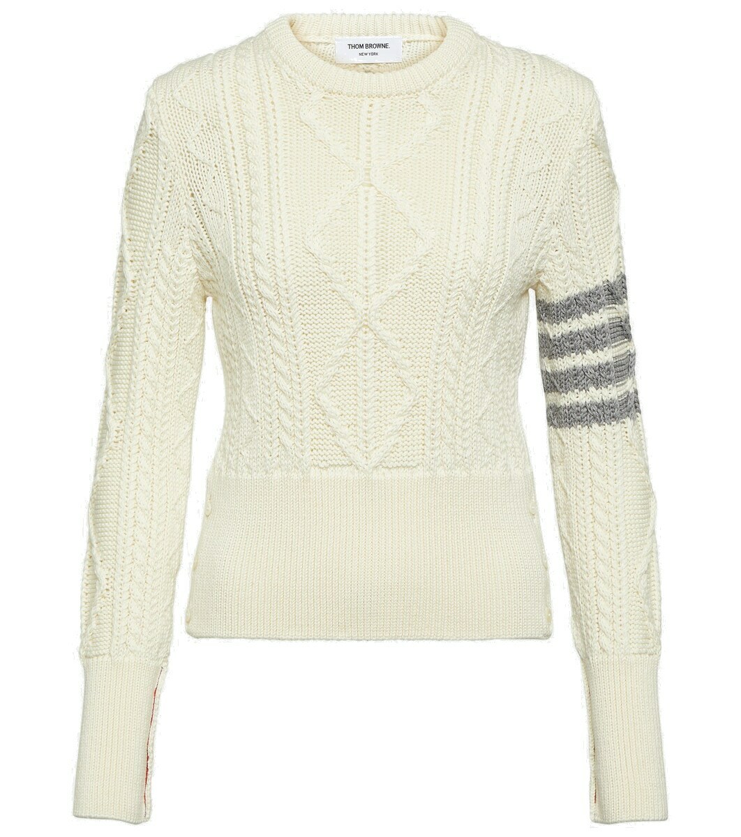 Thom Browne Green Wool Sweatshirt main image 0