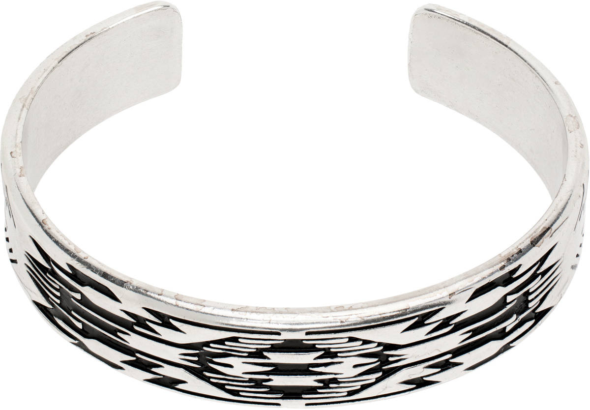 Isabel Marant Silver Engraved Bracelet