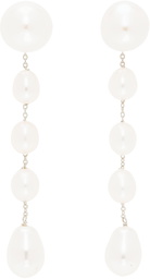 Sophie Buhai White Small Passante Earrings