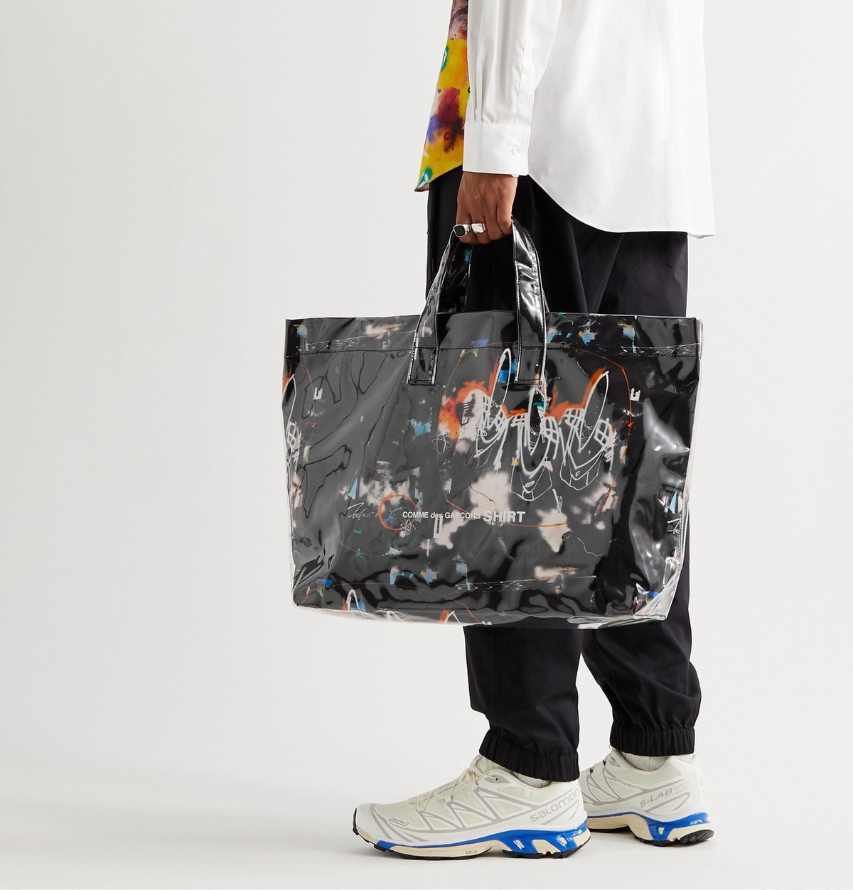 Comme des Garçons SHIRT - Futura Printed PVC-Coated Canvas Tote