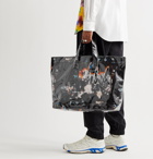 Comme des Garçons SHIRT - Futura Printed PVC-Coated Canvas Tote Bag - Black