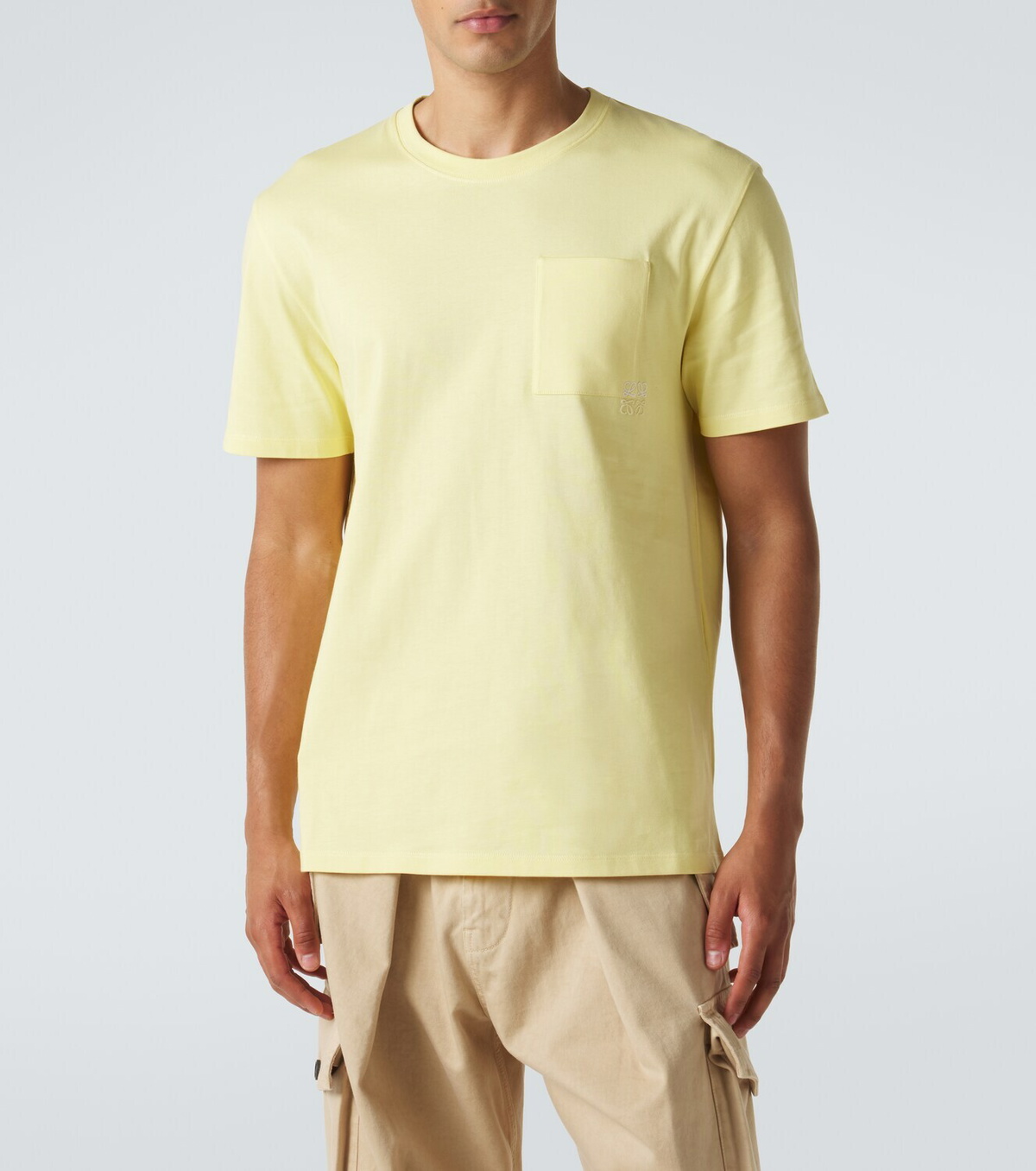 Loewe Logo embroidered cotton T-shirt