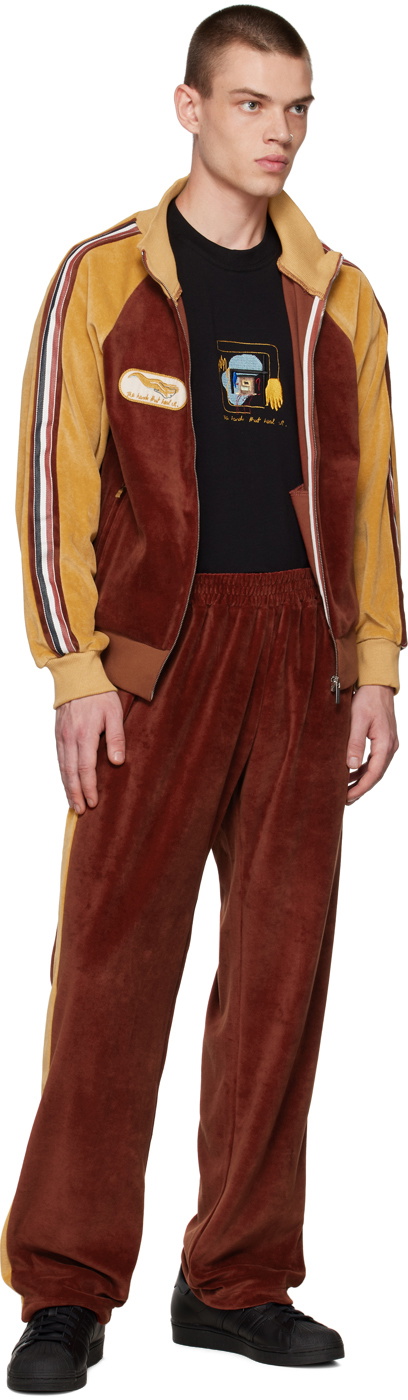 Bethany Williams Orange Organic Cotton Track Jacket