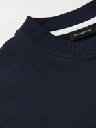 Ermenegildo Zegna - Logo-Embroidered Cotton-Blend Jersey Sweatshirt and Track Pants Set - Blue