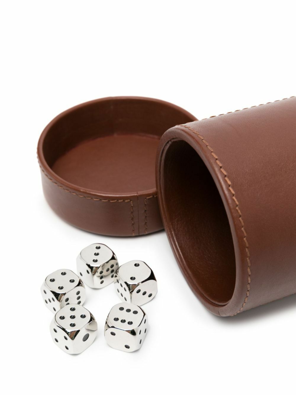 Ralph Lauren Home Warren Leather Dice-Cup Set