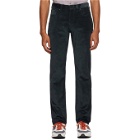 PS by Paul Smith Blue Corduroy Tapered Fit Trousers