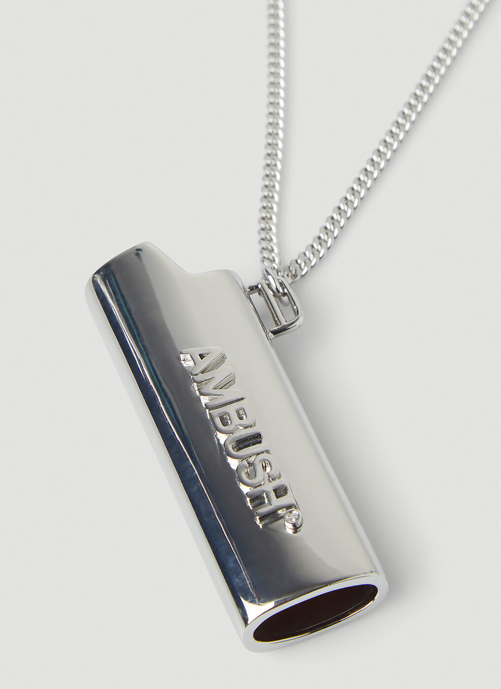 送料関税込♪AMBUSH/NAMEPLATE NECKLACE AMBUSH NAMEPLATE NECKLACE SILVER（AMBUSH lighter case