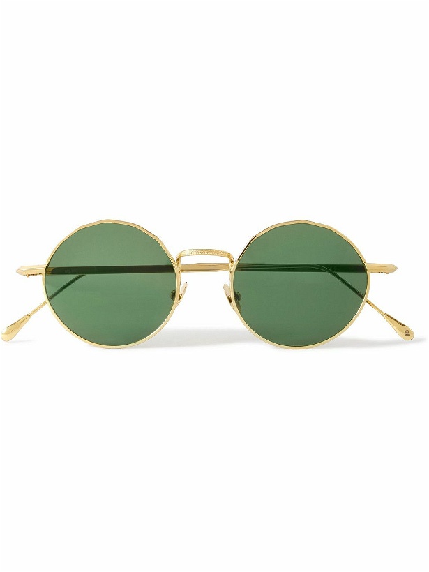 Photo: MONC - W01 Round-Frame Gold-Tone Sunglasses