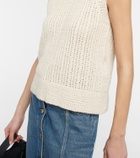 Golden Goose - Crochet cotton-blend vest