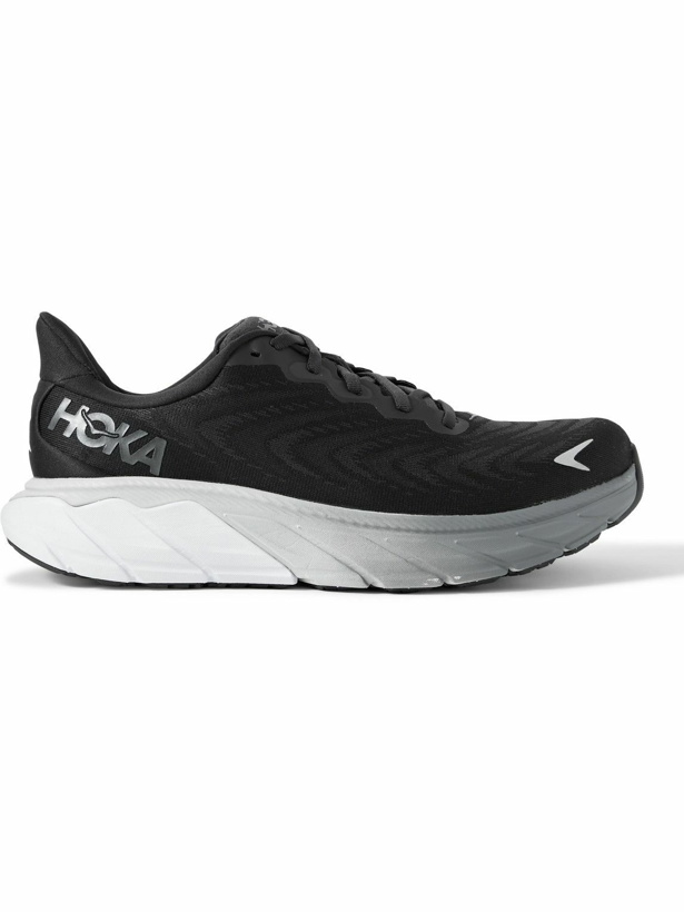 Photo: Hoka One One - Arahi 6 Mesh Running Sneakers - Black