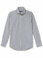 Frescobol Carioca - Emilio Striped Cotton-Piqué Shirt - Blue