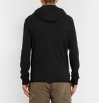 James Perse - Slim-Fit Cotton-Blend Fleece Zip-Up Hoodie - Men - Black