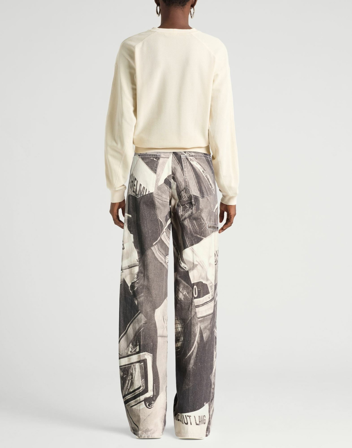 Helmut Lang Womens Jeans in Grey