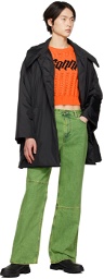 GANNI Green Magny Jeans
