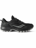 Saucony - Excursion TR15 GTX Rubber-Trimmed GORE-TEX Running Sneakers - Black