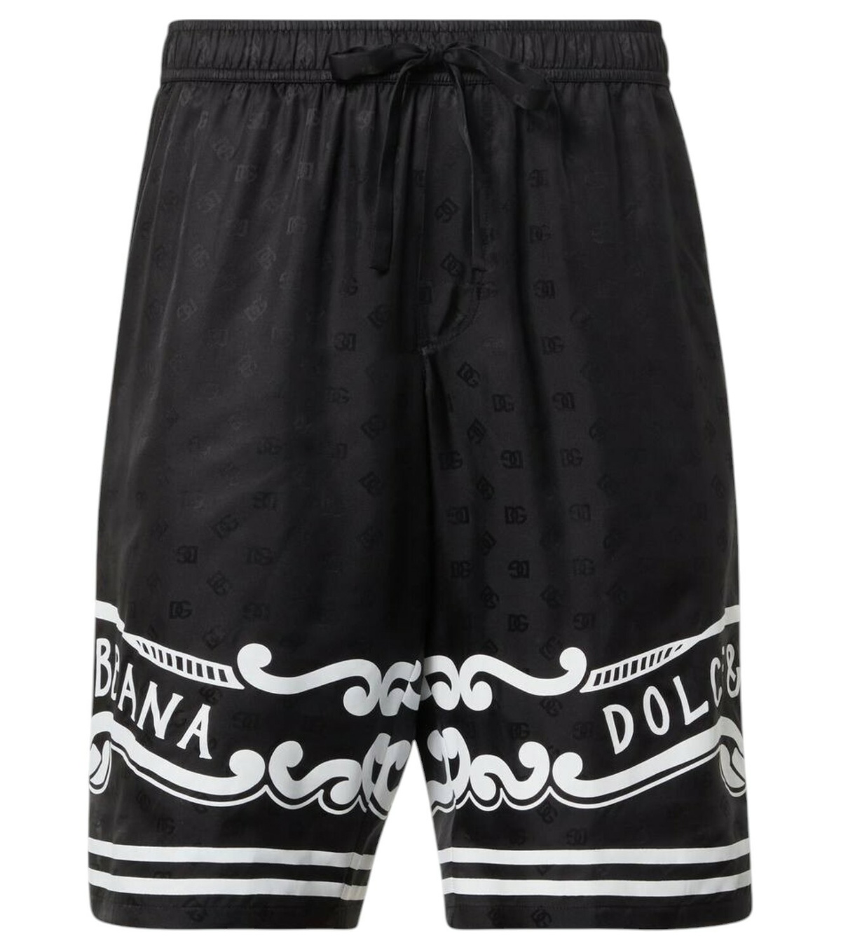 Dolce & Gabbana White Cotton High Waist Bermuda Mini Shorts