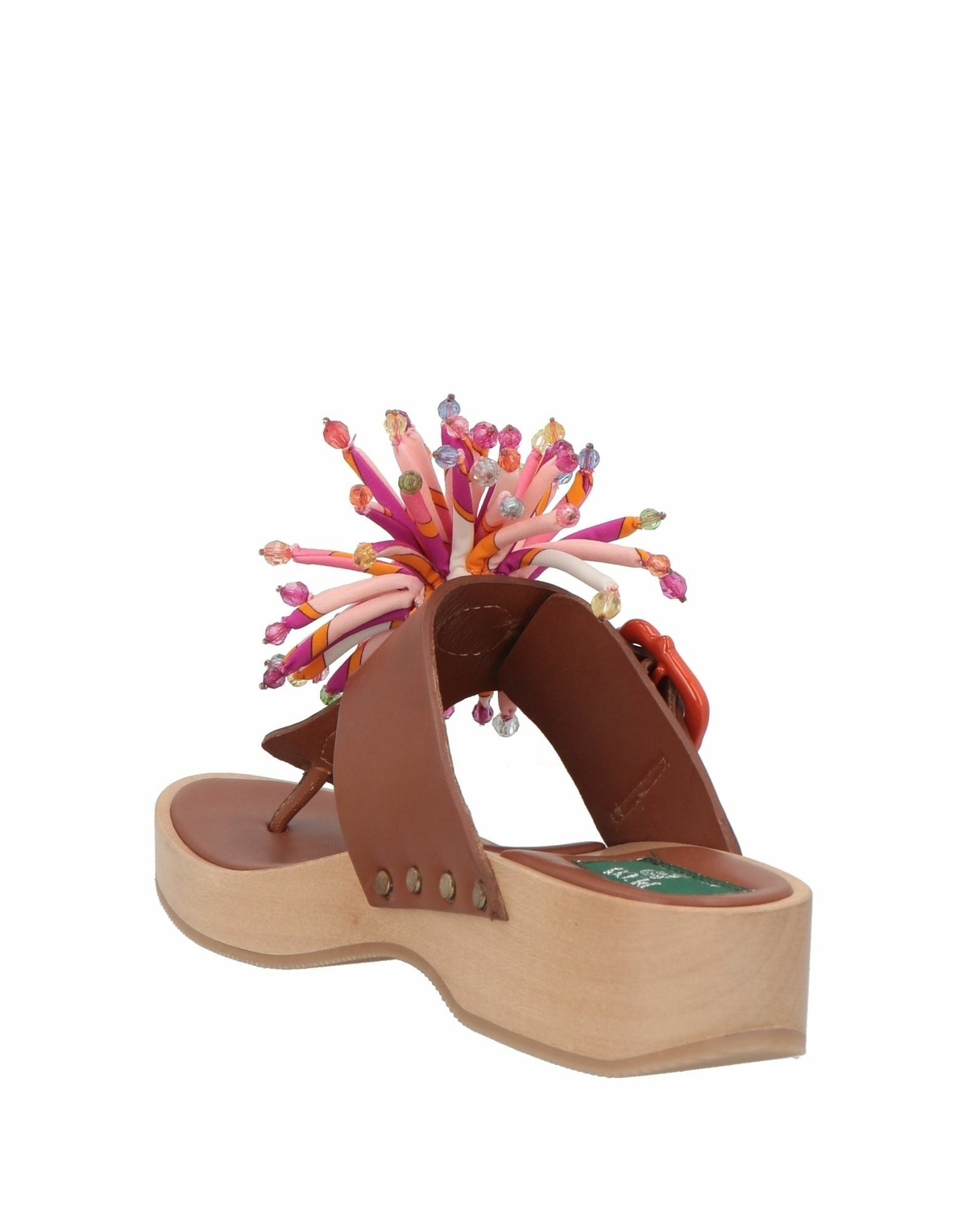 Pucci Womens Thong sandal in Brown