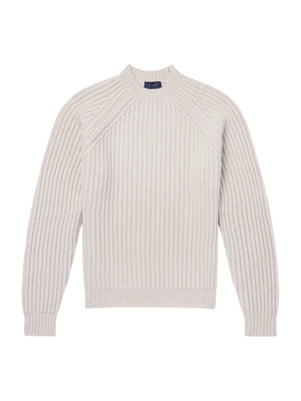 Photo: SEASE - Ribbed Cashmere Sweater - Neutrals