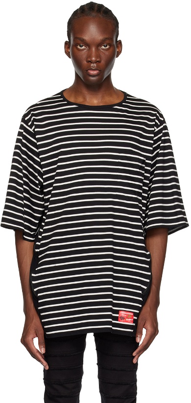 Photo: Undercoverism Black Striped T-Shirt