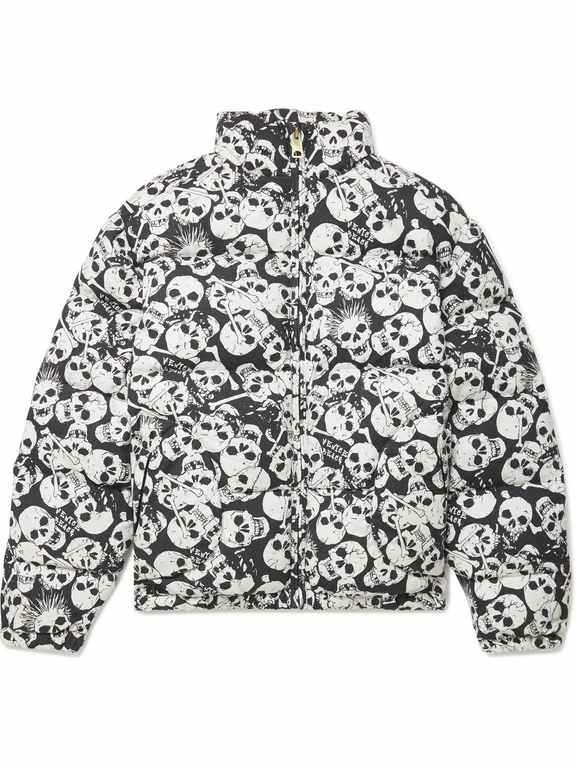 Erl Printed quilted down jacket