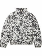 ERL - Printed Quilted Cotton Down Jacket - Black