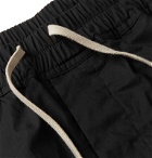 Rick Owens - Pods Cotton-Poplin Drawstring Shorts - Black