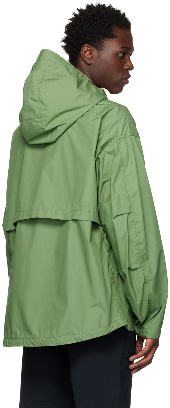 nanamica Green Hooded Jacket Nanamica