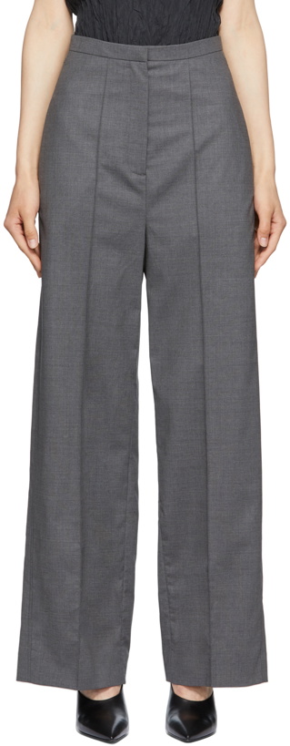 Photo: Totême Grey Wide Business Trousers