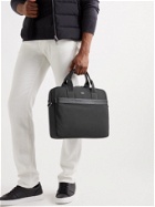 Hugo Boss - Leather-Trimmed Shell Briefcase