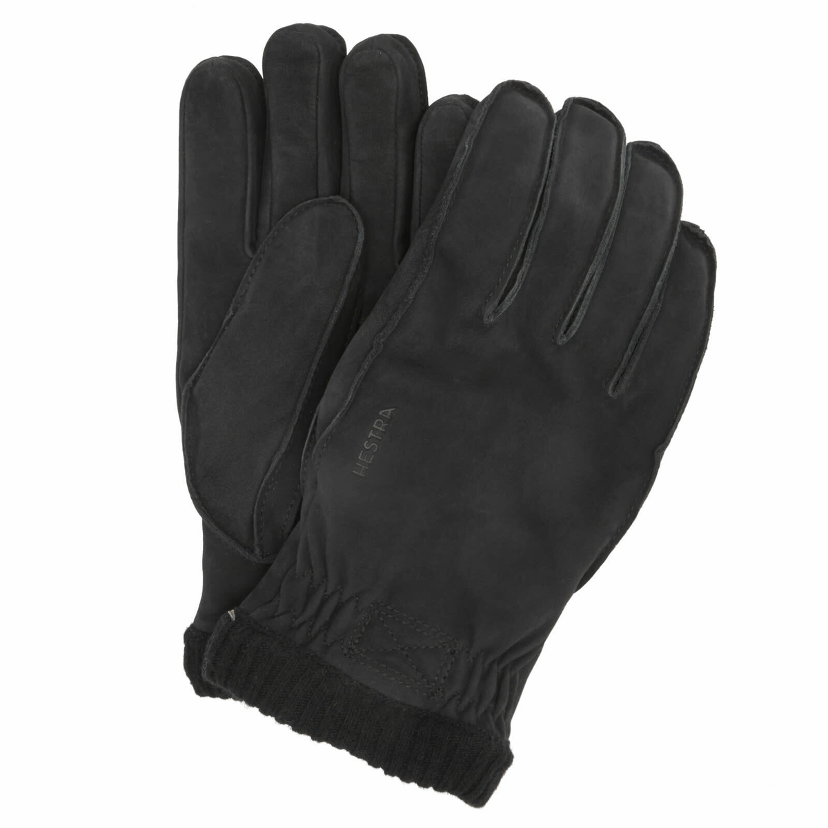 Hestra Men's Joar Nubuck Gloves in Black