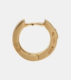 Toteme 18kt gold hoop earrings with diamond
