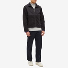 AMI Men's Heart Sherpa Zip Fleece Jacket in Black
