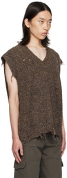 lesugiatelier Brown Missed Vest