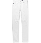 AG Jeans - Stockton Skinny-Fit Distressed Stretch-Denim Jeans - Men - White