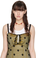 Mondo Mondo Gold Baguette Choker