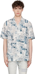 Ksubi White Mash Up Resort Shirt