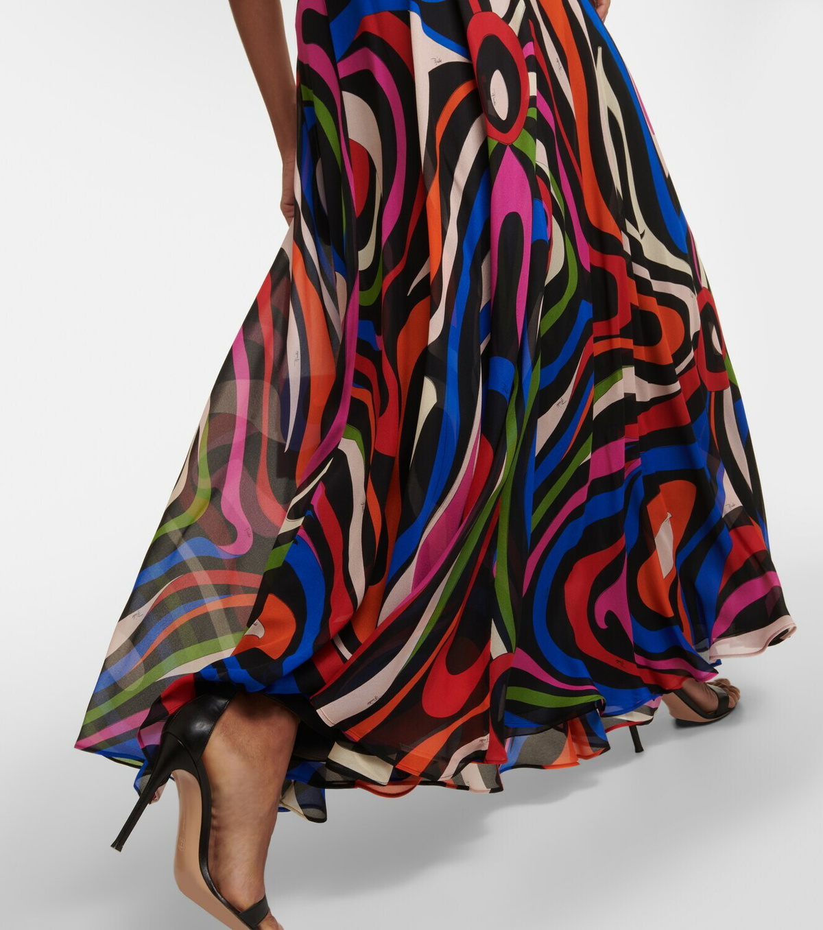 Pucci Marmo silk maxi skirt Emilio Pucci